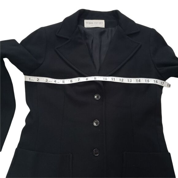 Union Labels ILGWU Vintage Tudor Square 100% Wool Blazer SMALL - Picture 10 of 16